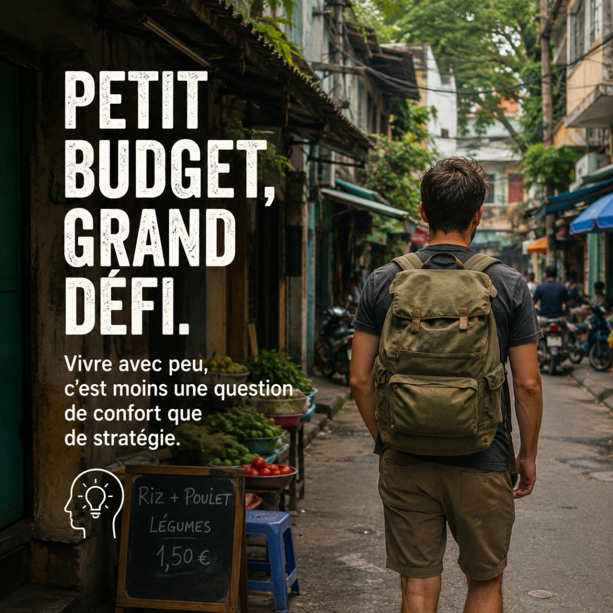 Illustration de l'article du blog de Milo Nox ayant pour titre et sujet Vivre avec un petit budget : la gestion du risque
