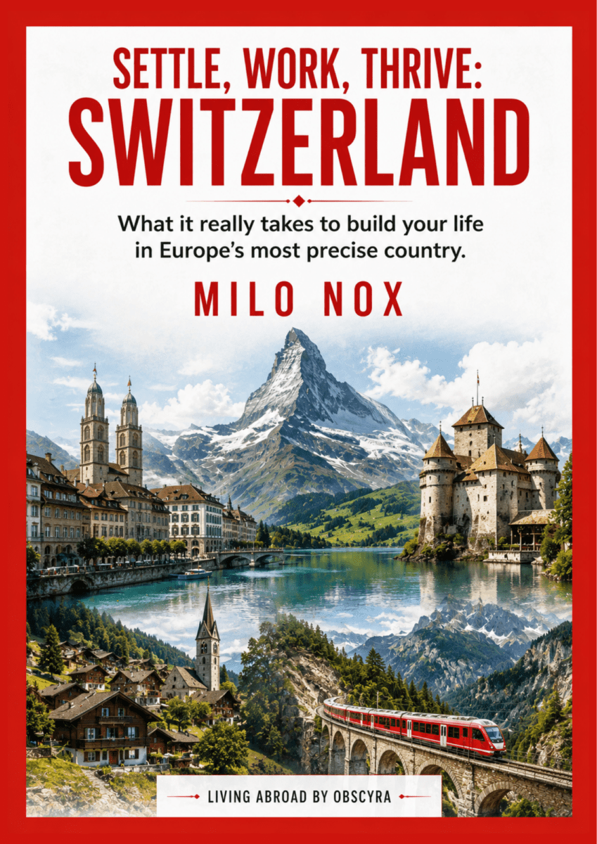 Switzerland Expat Guide cover from Milo Nox