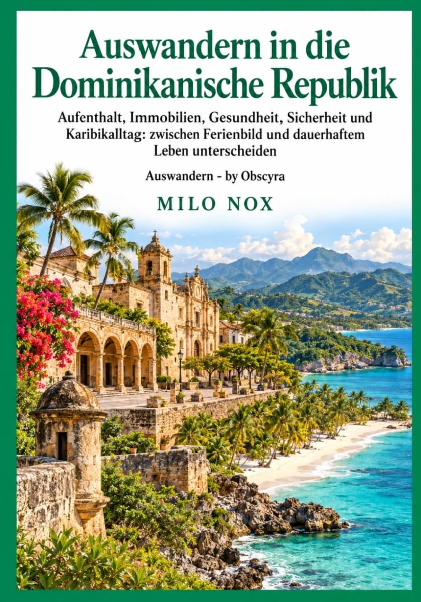 Buchcover Auswandern in die Dominikanische Republik von Milo Nox